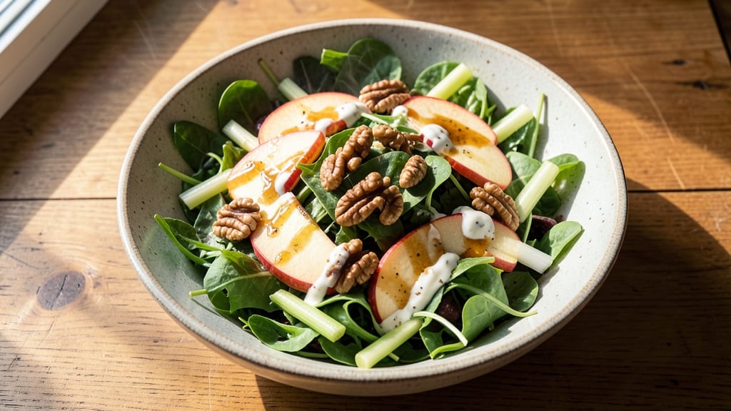 Apple Cider Vinaigrette Salad Recipe: Crisp Celery, Tart Apple, Creamy Yogurt Balance
