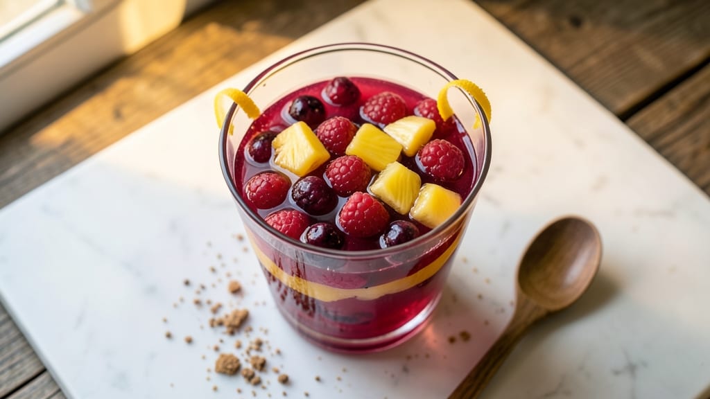 Cranberry Raspberry Pineapple Jello Salad Recipe: Bright Citrus Zing With Tropical Crunch