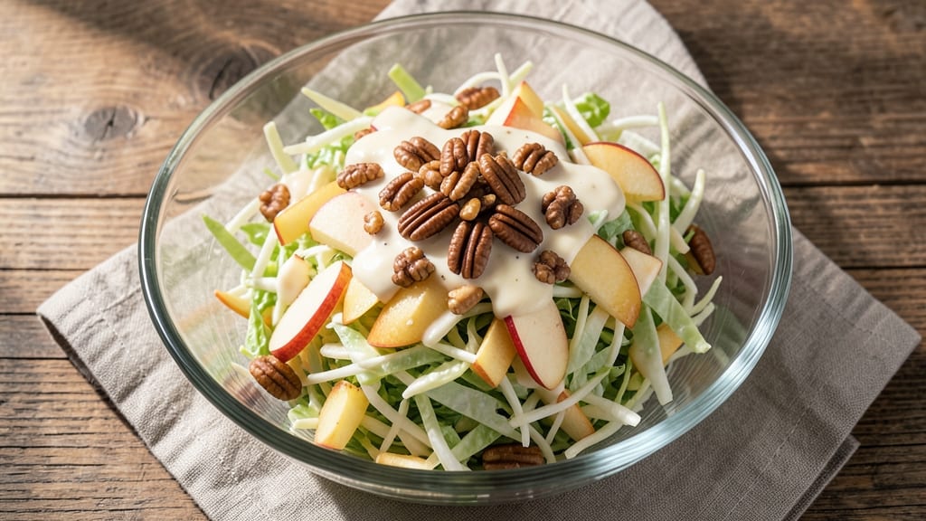 Apple Pecan Coleslaw Recipe: Crunchy Sweetness With Nutty Depth