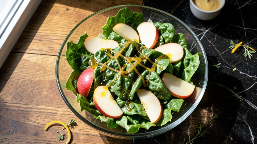 Apple Pear Lettuce Salad Recipe: Crunchy Sweetness With Creamy Citrus Dressing