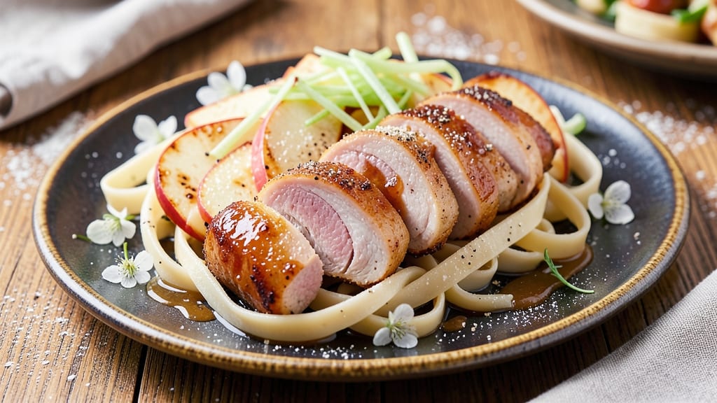 Sweet Apple Chicken Sausage Pasta Recipe: One-Pan Harmony of Crisp Celery and Caramelized Slices