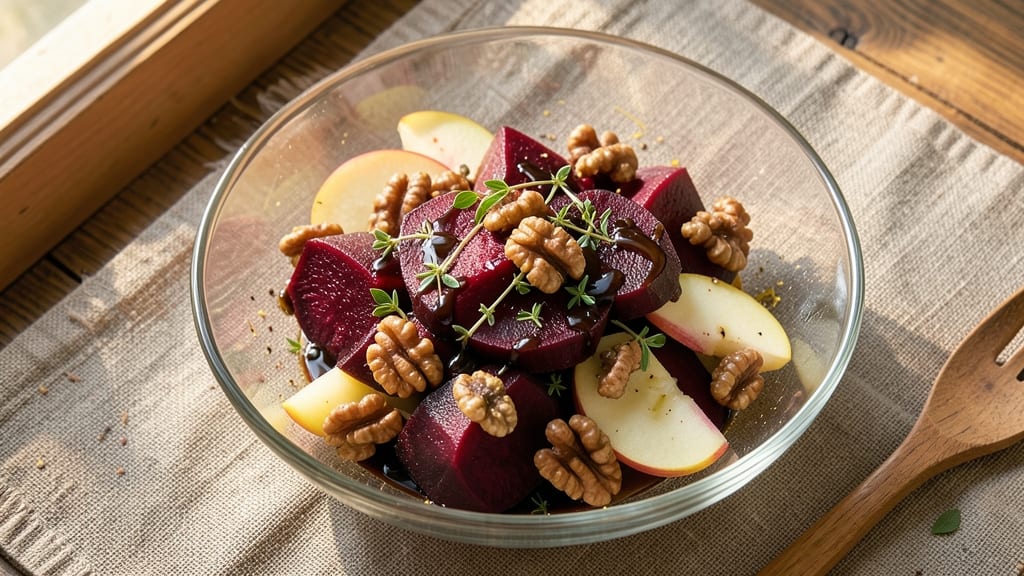 Beet Apple Walnut Salad Recipe: Earthy Sweet Crunch With Nutty Depth