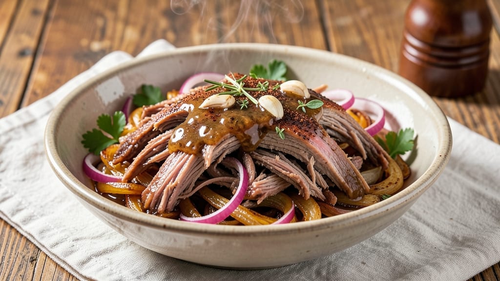 Pulled Pork Crock Pot Recipe With Apple Cider Vinegar and Brown Sugar: Fall-Off-Bones Tenderness in 6 Hours