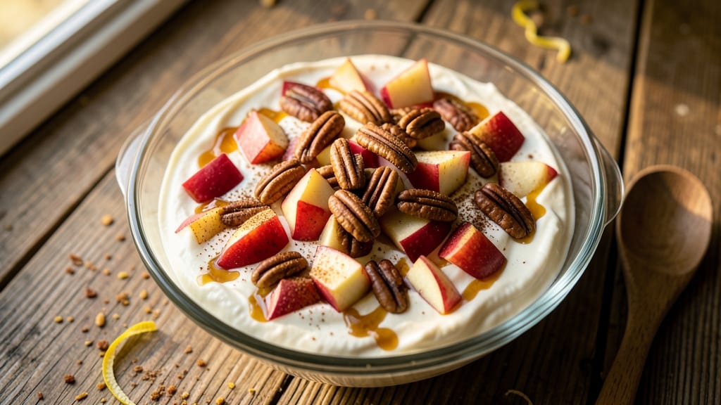 Fall Apple Dip Recipe With Cream Cheese: Velvety Cream Cheese Base with Warm Cinnamon-Kissed Apples