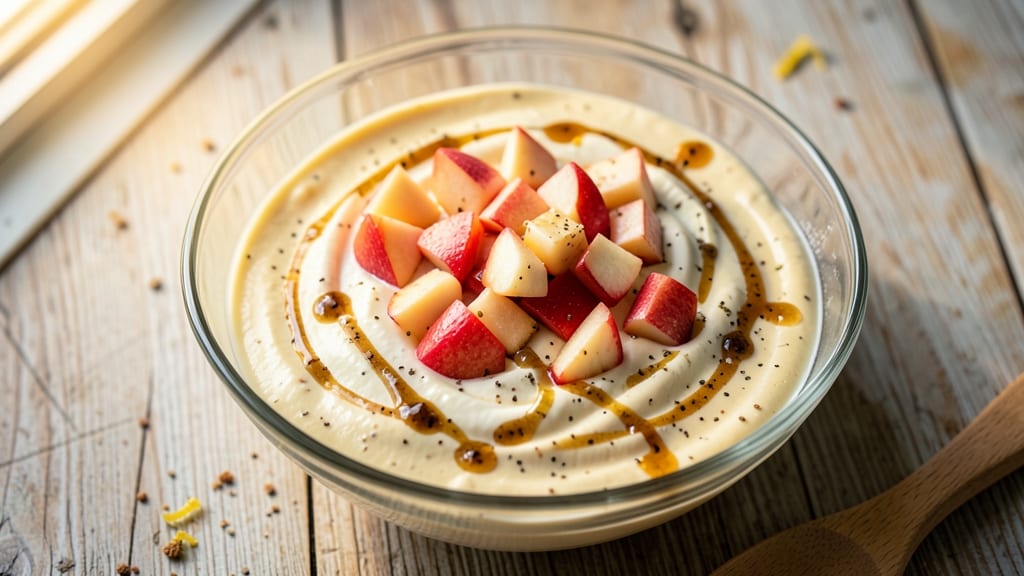 Panera Fuji Apple Chicken Salad Dressing Recipe: Creamy Sweet-Tart Vinaigrette With Celery Crunch