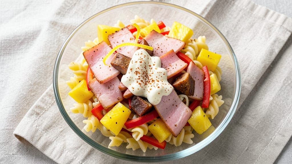 Ham and Pineapple Pasta Salad Recipe: Sweet-Tangy One-Pan Crowd-Pleaser