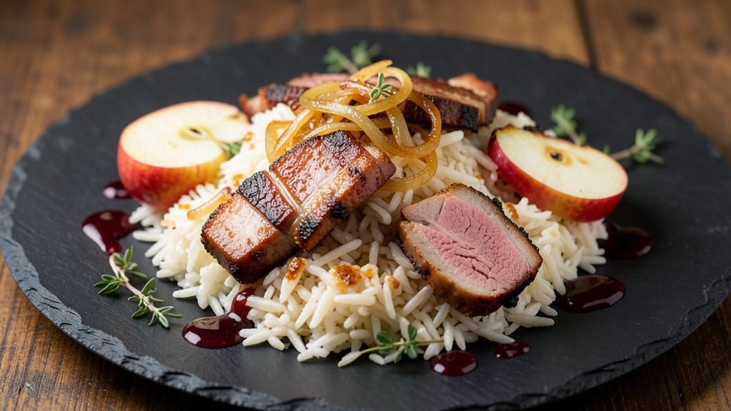 Pork Apple Rice Recipe: Sweet-Savory One-Pan Harmony