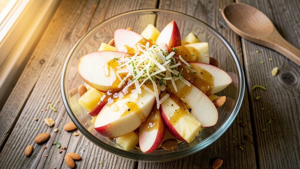 Apple Pineapple Salad Recipe: Tropical Crunch With Citrus-Dressed Freshness