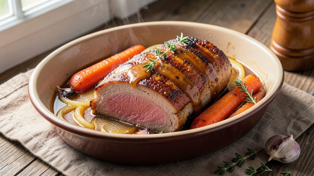 Recipe for Apple Cider Braised Pork Roast: Slow-Cooked Richness with Apple Cider Depth