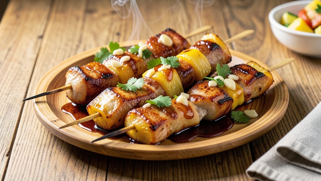 Pineapple Pork Skewers Recipe: Grilled Sweet-Tangy Bites in 20 Minutes