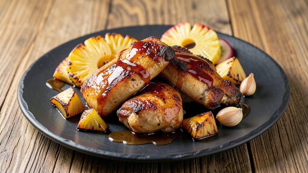 Roasted Pineapple Habanero Sauce Chicken Recipe: Fiery-Sweet Glaze That Caramelizes Every Bite