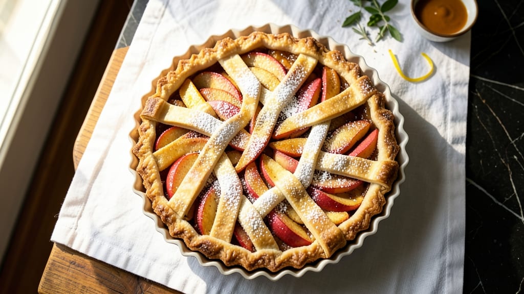 French Style Apple Tart Recipe: Rustic Galette With Flaky Layers