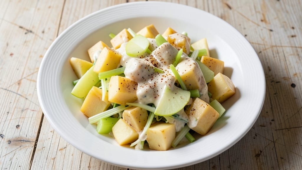 Potato Salad With Green Apple Recipe: Crisp Celery and Tart Apple Refreshment