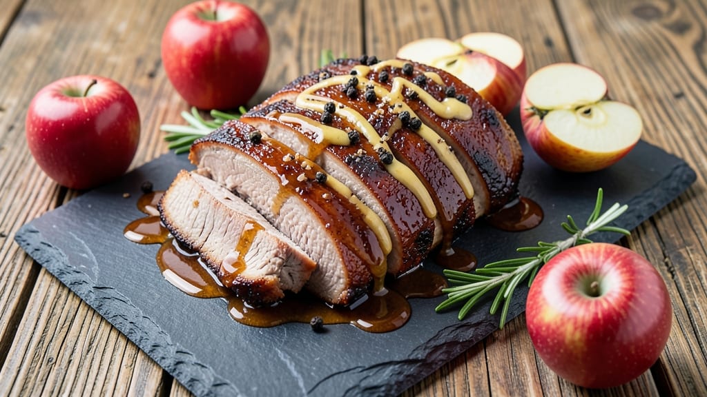 Apple Glazed Pork Roast Recipe: Slow-Cooked Spice and Apple Harmony