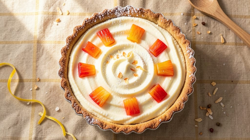 Cheese Pineapple Tart Recipe: Tropical Twist With Gooey Cheddar Streusel
