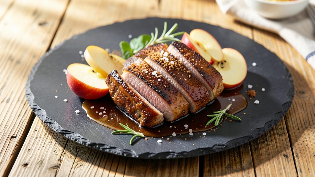 Apple Bourbon Pork Tenderloin Recipe: Smoky Caramelized Glaze That Sticks to Every Bite