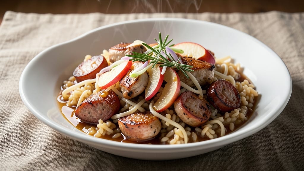 Chicken Apple Sausage Orzo Recipe: One-Pan Comfort with Sweet-Savory Crunch