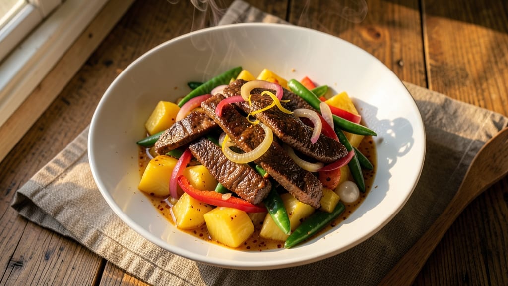 Beef Pineapple Stir Fry Recipe: Sweet-Savory One-Pan Fusion in 20 Minutes