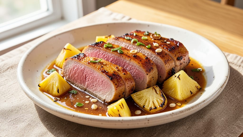 Crockpot Pineapple Pork Loin Recipe: Fall-Apart Tender With Sweet-Tart Glaze