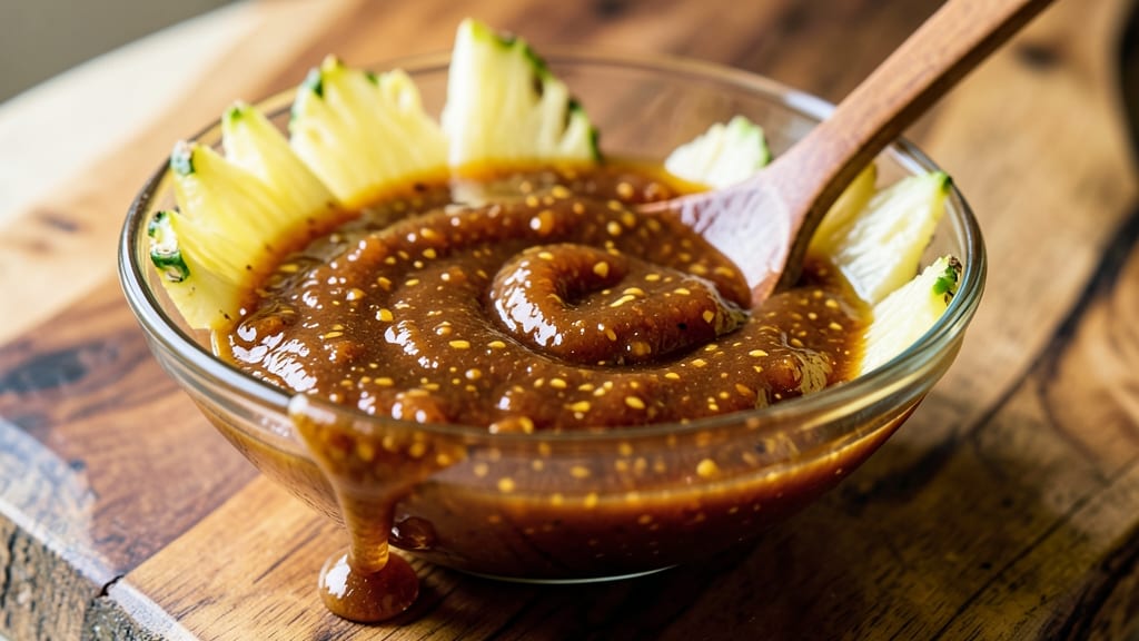 Sweet Pineapple BBQ Sauce Recipe: Tropical Sweetness That Caramelizes Ribs