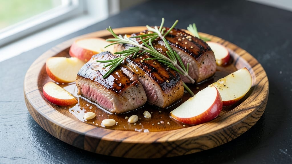 Brown Sugar Bourbon Apple Pork Chops Recipe: Caramelized Glaze Meets Smoky-Sweet Crisp