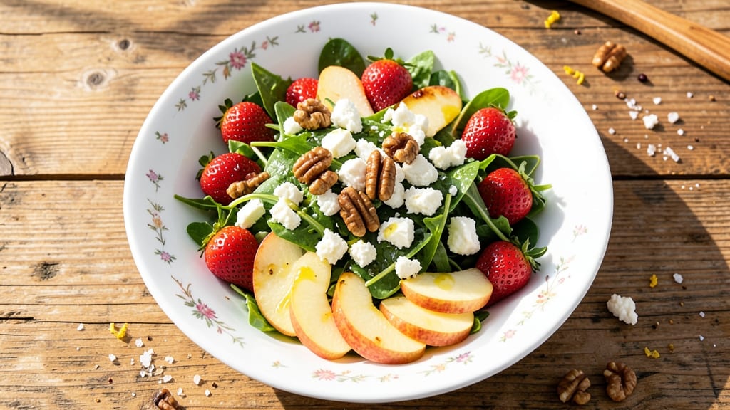 Apple Strawberry Salad Recipe: Bright Crunch Meets Sweet-Tart Balance
