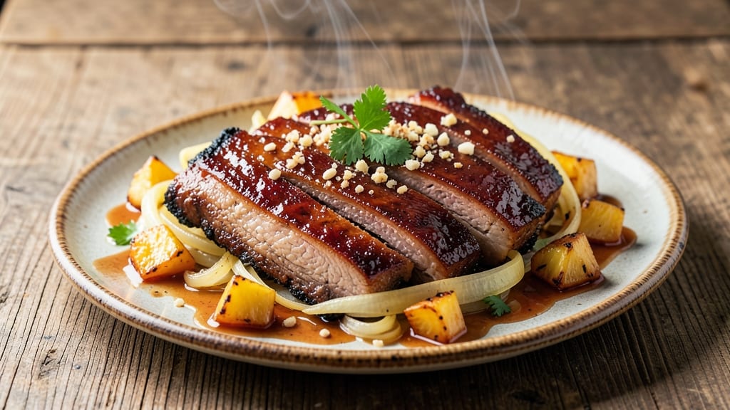 Pork Spareribs With Pineapple Recipe: Caramelized Glaze Meets Smoky-Sweet Crunch