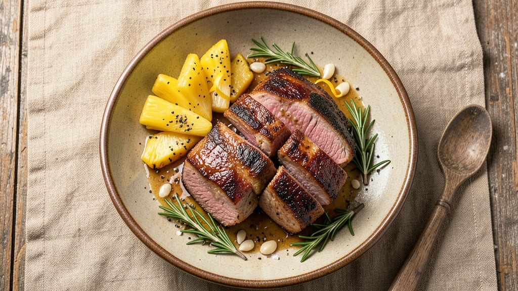 Pork Loin Chops and Pineapple Recipe: Grilled Sweetness Meets Smoky Char