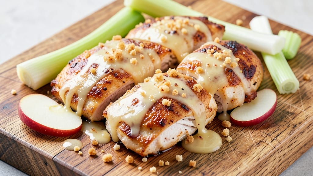 Cracker Barrel Apple Cheddar Chicken Recipe: Crispy Celery and Sharp Cheddar Crunch