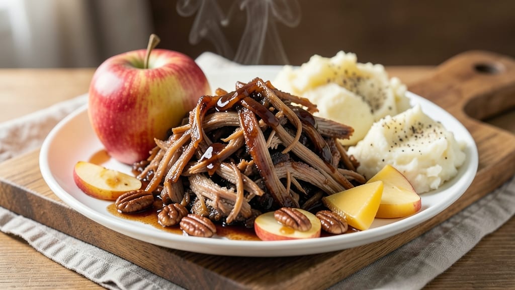 Apple Pulled Pork Slow Cooker Recipe: Smoky Apple-Cider Shreds in One Hour