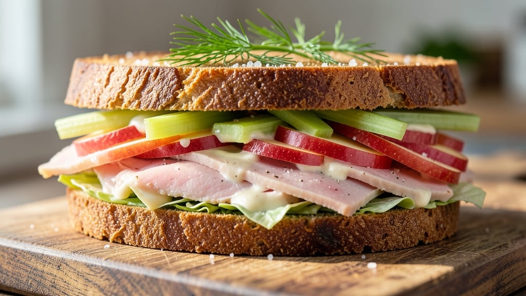 Turkey Apple Salad Sandwich Recipe: Crunchy Celery and Sweet Tart Layers
