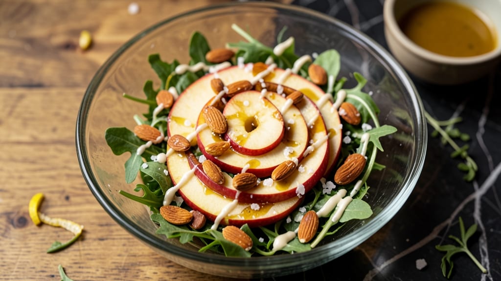 Apple and Nut Salad Recipe: Crunchy Sweetness With Toasted Almond Brilliance