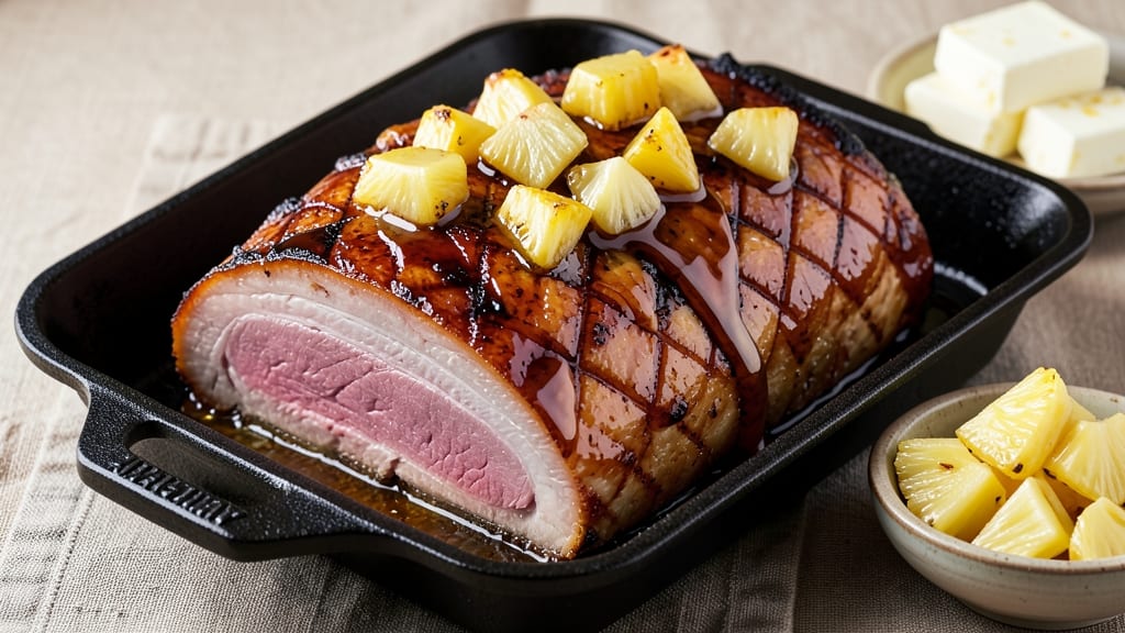 Brown Sugar Pineapple Honey Ham Recipe: Tropical Glaze That Caramelizes in Minutes