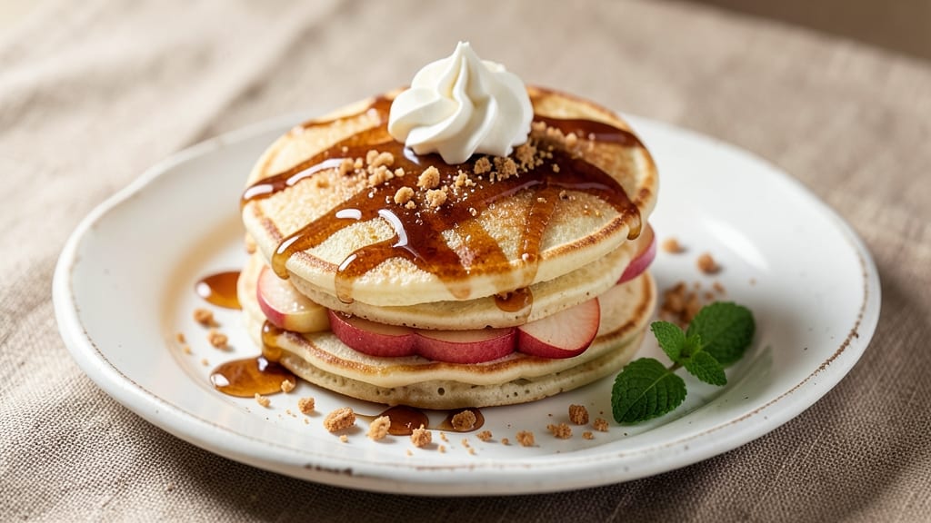 Baby Apple Pancakes Recipe: Mini Stacks With Caramelized Apple Bites