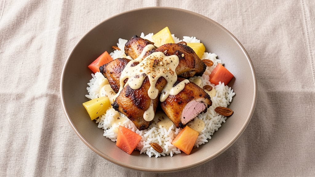 Pineapple Chicken Coconut Rice Recipe: Tropical One-Pan Feast With Golden Crisp Edges
