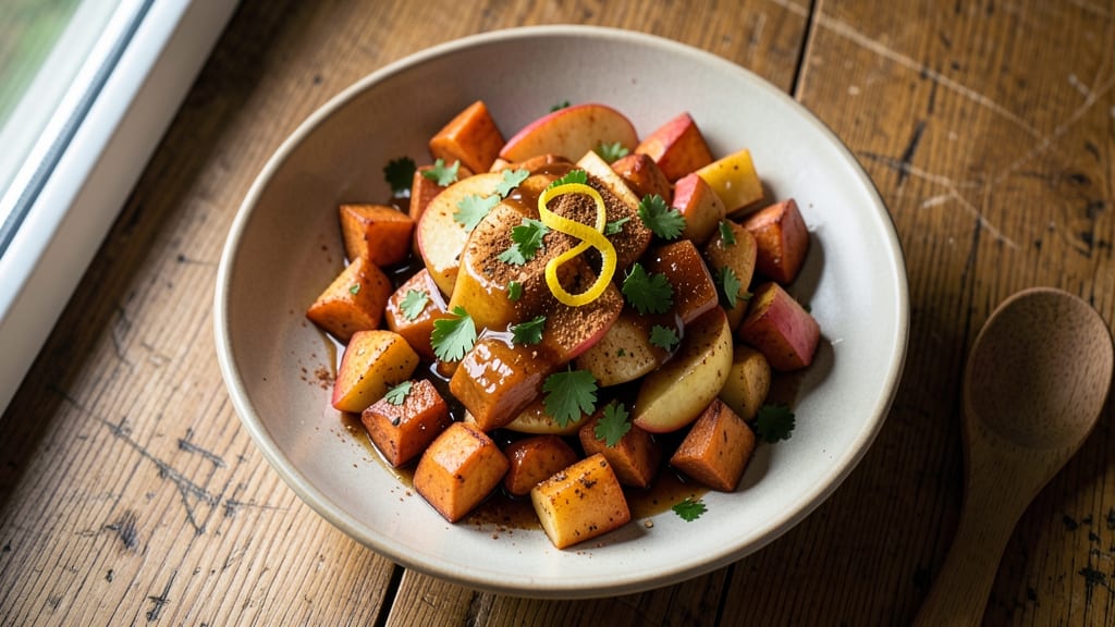 Sweet Potato and Apple Salad Recipe: Warm Spiced Crunch Meets Sweet Tart Freshness