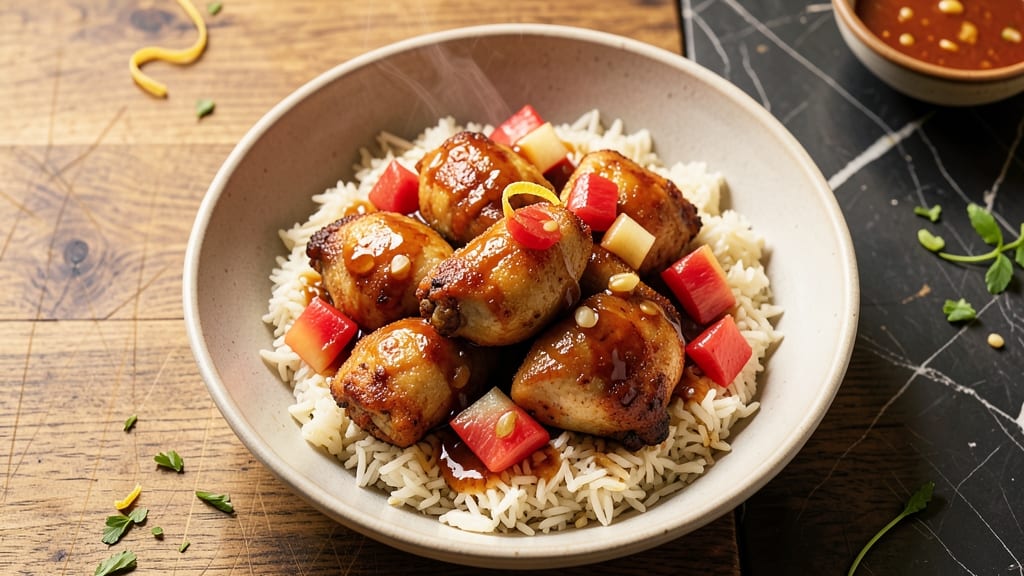 Air Fryer Pineapple Chicken and Rice Recipe: Tropical Crispy Bites With Juicy Sweetness