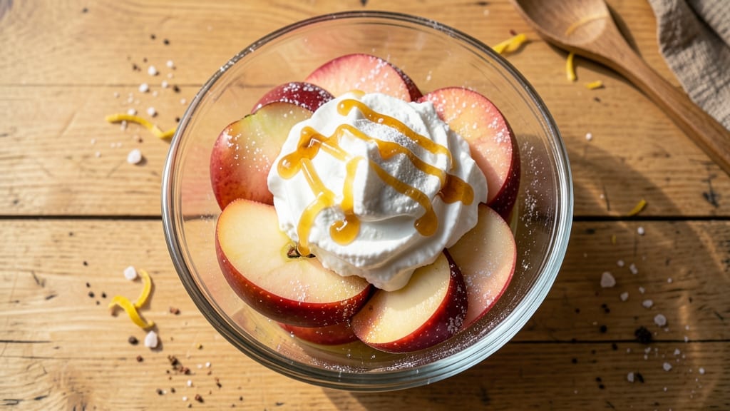 Apple Salad With Whipped Cream Recipe: Light Airy Crunch Meets Creamy Cloud