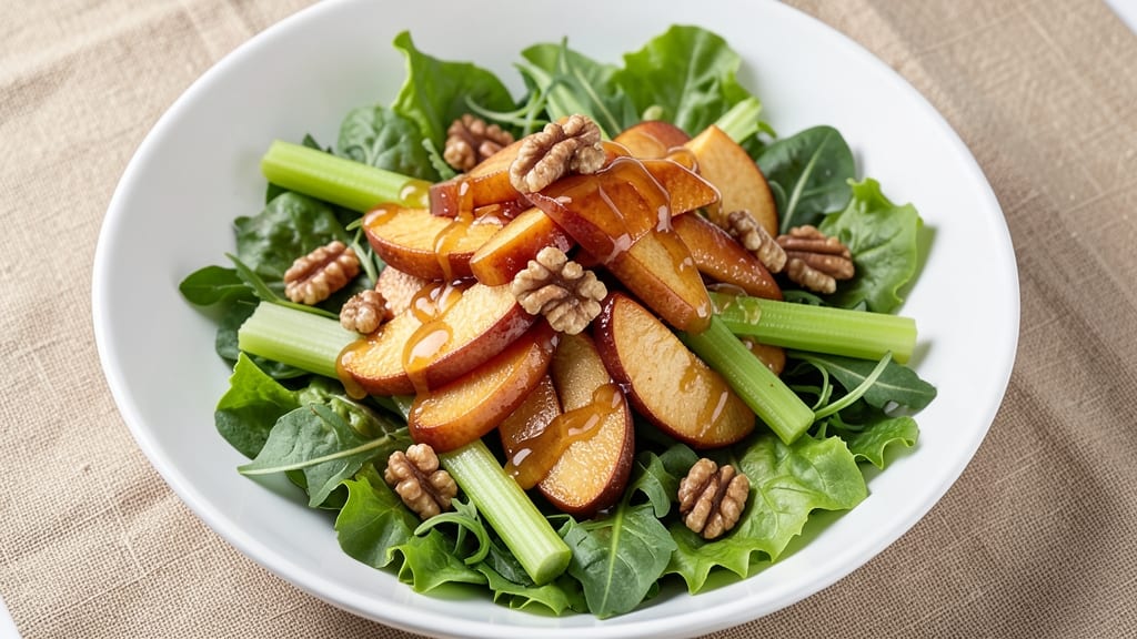 Caramel Apple Crunch Salad Recipe: Sweet-Tart Bite With Celery Crunch