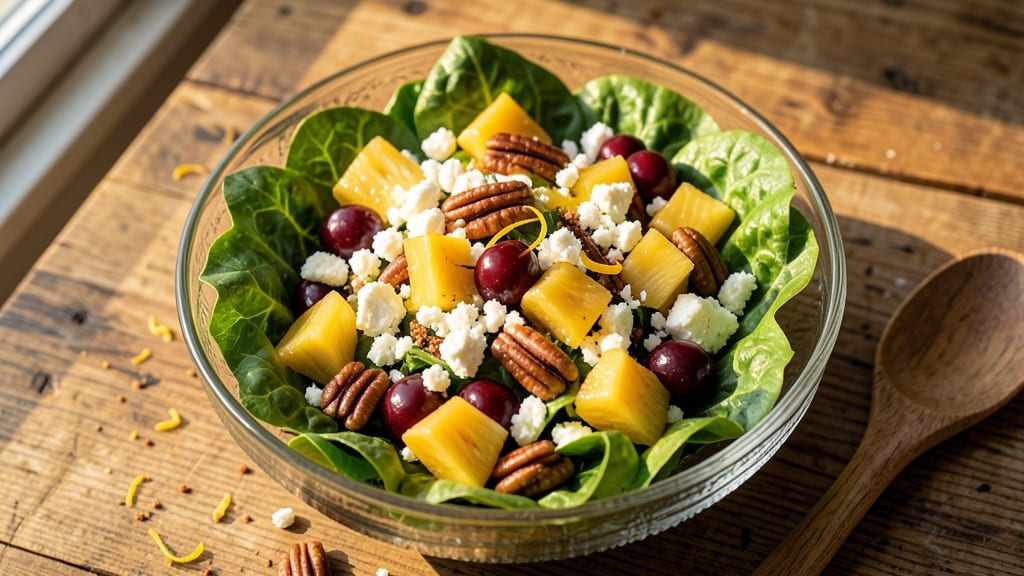 Cherry Pineapple Salad Recipe: Tropical Brightness With Citrus-Kissed Dressing
