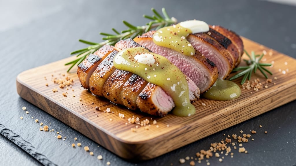 Pork Tenderloin With Apple Sauce Recipe: Caramelized Apple Streusel Topping