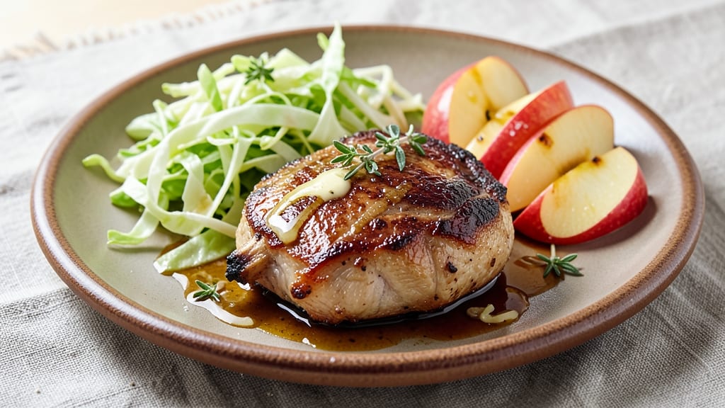 Pork Chop, Cabbage, and Apple Recipe: Sweet-Tangy Braise with Crispy Edges