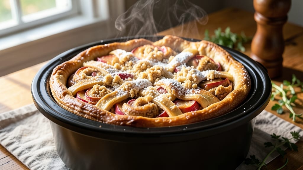 Slow Cooker Apple Cinnamon Rolls Recipe: Hands-Off Morning Magic
