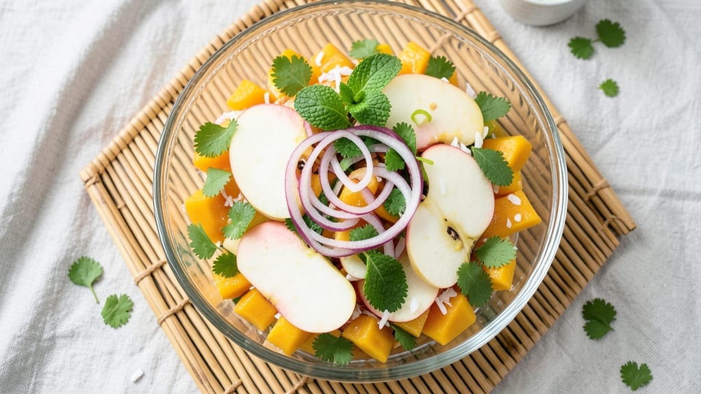 Mango Apple Salad Recipe: Tropical Crunch With Citrus-Dressed Freshness
