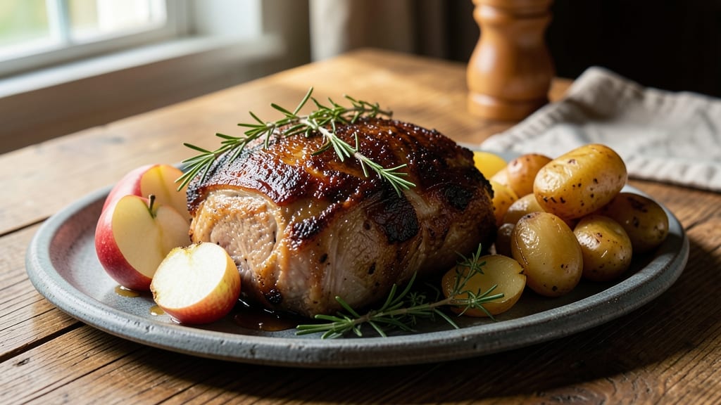 Pork Apple Potato Recipe: One-Pan Hearty Roast With Caramelized Apple Bites