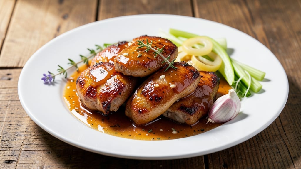 Apple Juice Chicken Recipe: Slow-Braised With Celery and Spice Crunch