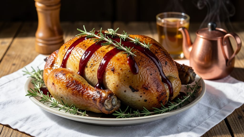 Apple Tea Turkey Recipe: Herb-Infused Roast with Sweet-Spiced Glaze