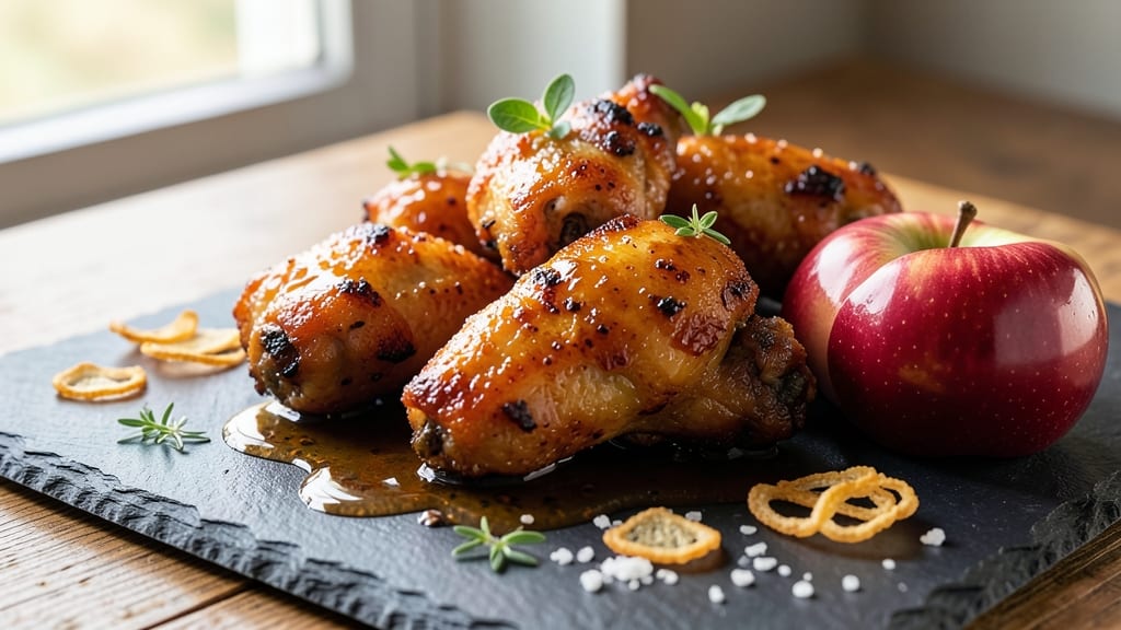 Whiskey Apple Wings Recipe: Boozy Glaze That Sticks to Every Bite