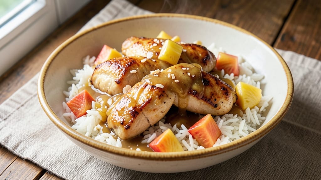 Pineapple Chicken And Rice Slow Cooker Recipe: Tropical Sweetness That Shines Through Tender Meat