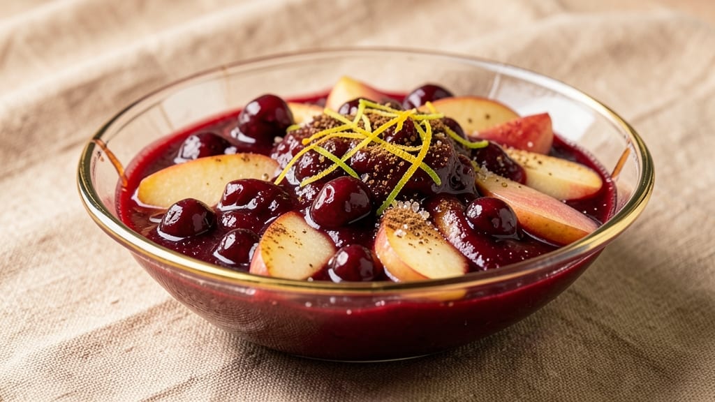 Apple Cinnamon Cranberry Sauce Recipe: Spiced Simmer for Holiday Tables